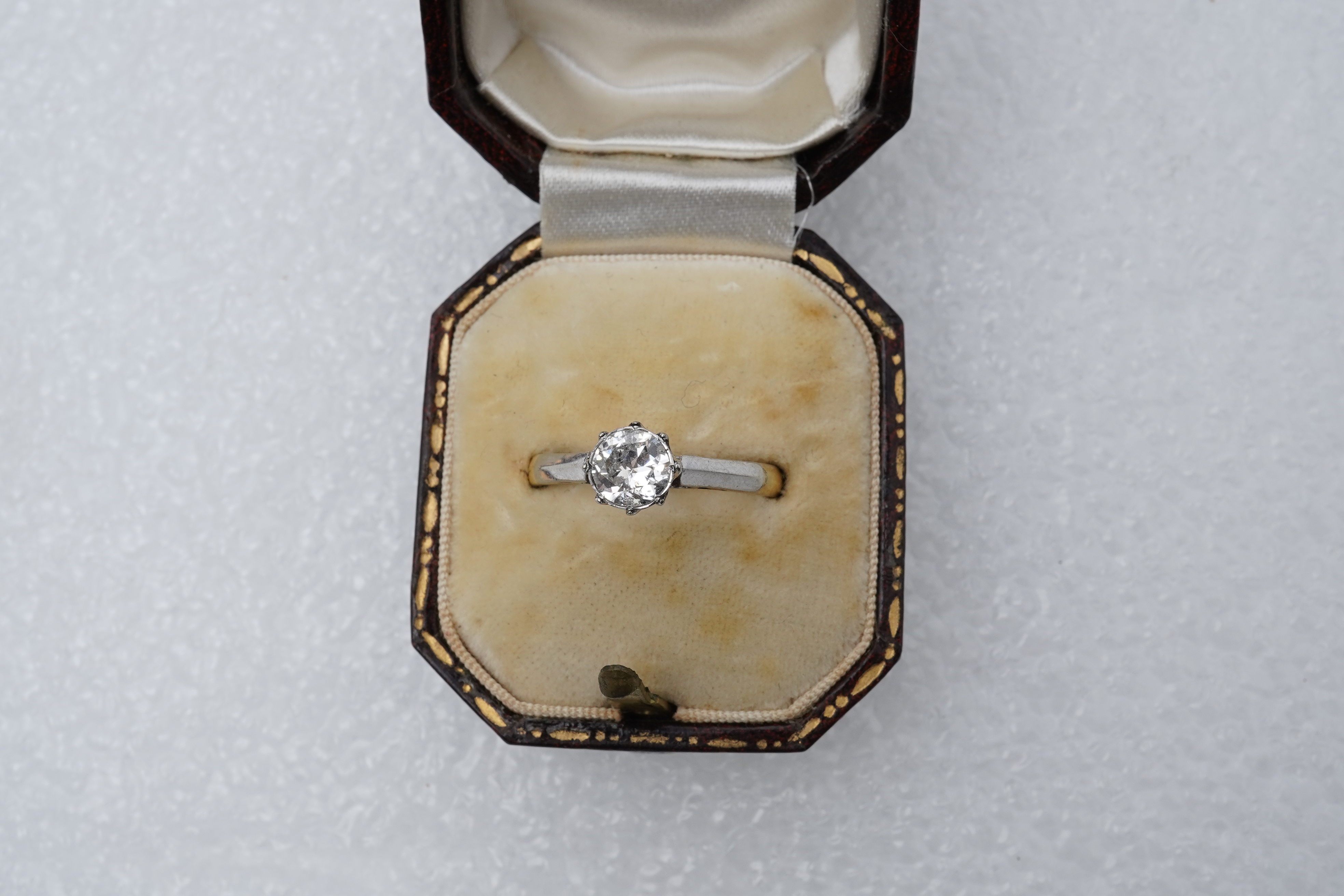 A diamond ring, early 20th century